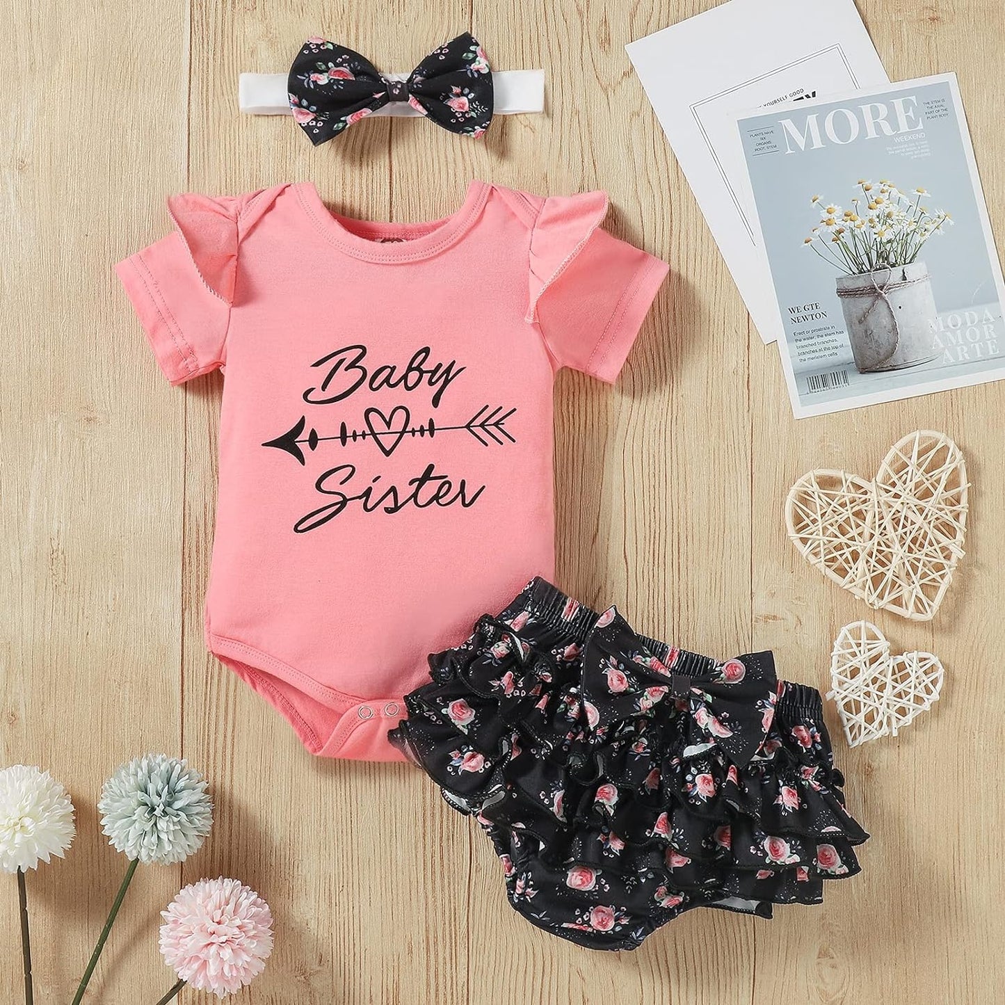 Baby Girl Clothes Stuff Newborn Infant Summer Cute Outfit 0-24 Months