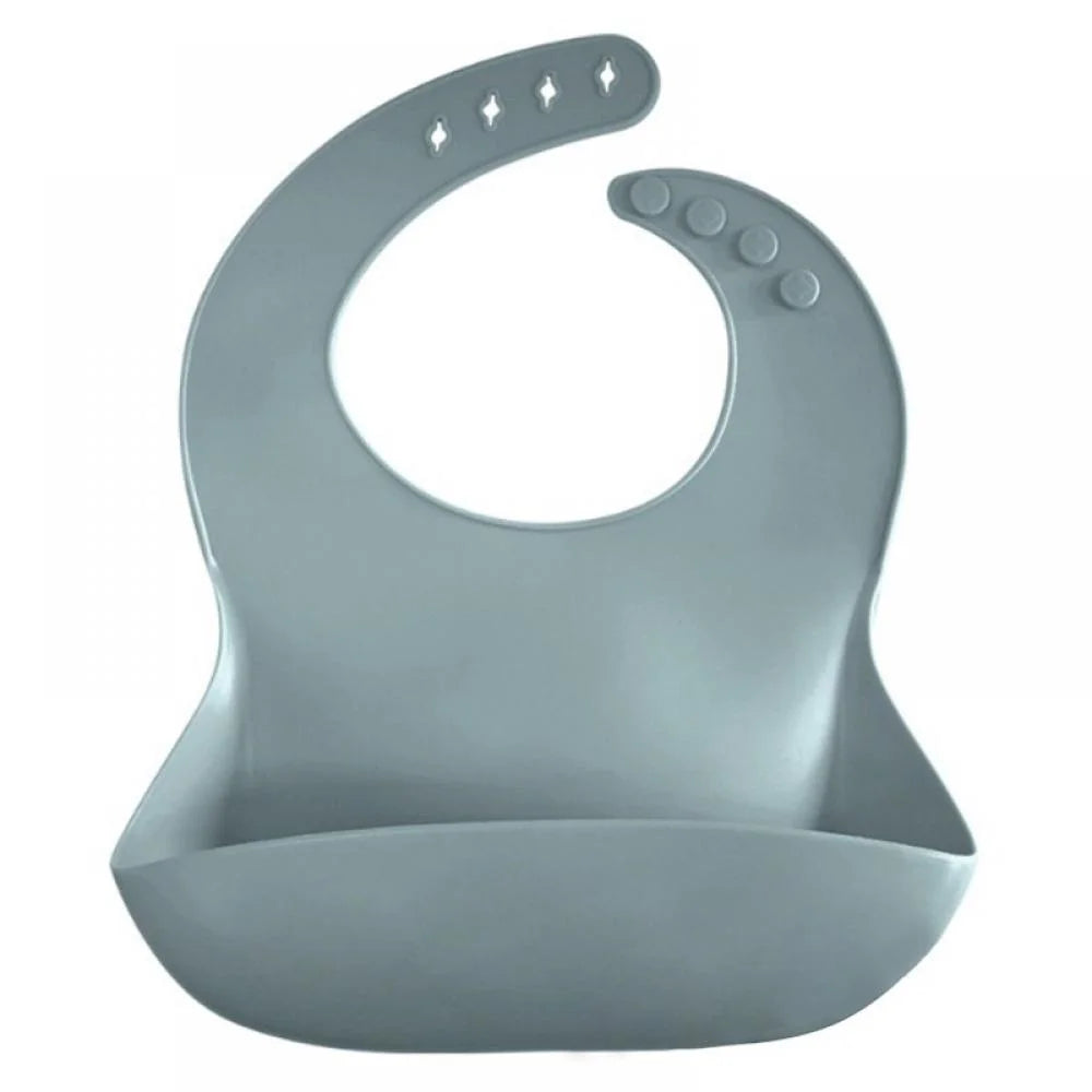 Silicone Baby Bib for Babies Toddlers, Waterproof, BPA Free,Easy Wipe Clean,4-6T,1Pcs