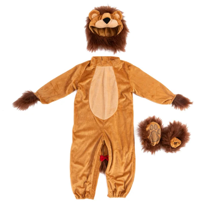 Halloween Baby Unisex Lion Costume Set, Halloween Baby Costume Set for Dress Up, 18~24 Months