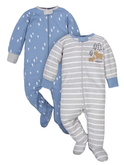 Baby Boy Newborn Clothes Essentials Gift Set, 14-Piece