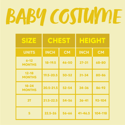 Halloween Baby Unisex Lion Costume Set, Halloween Baby Costume Set for Dress Up, 18~24 Months